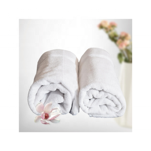 Reusable 100% Cotton Embroidered Handmade Eco Conscious Sustainable Lightweight Quick Dry Personalized Golf <b>White</b> <b>Bath</b> <b>Towels</b> - Product Image 1