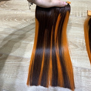Extensiones de Cabello Remy 100% Virgen Más Vendidas, Trama Doble Cosida a Máquina, Liso, Color Personalizado, Cabello Vietnamita - Product Image 2
