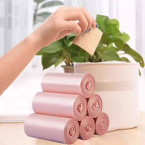 ถุงขยะพลาสติกรีไซเคิลสีดำสำหรับงานหนักขนาดใหญ่แบบสั่งทำสีสันสดใสใช้ในซูเปอร์มาร์เก็ต - Product Image 2