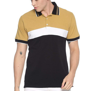 Polos para hombre con logotipo personalizado, polos transpirables para hombre, polos para hombre con contraste de colores, polos con logotipo bordado desgastado - Product Image 2