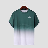 En stock, t-shirt pour homme de couleur personnalisée, vente en gros, logo imprimé, t-shirt pour homme de haute qualité