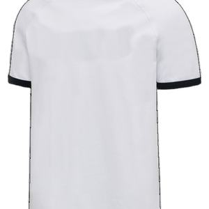 เสื้อยืดลายทางสำหรับผู้ชายดีไซน์โลโก้ตามสั่งสำหรับฤดูร้อน - Product Image 1