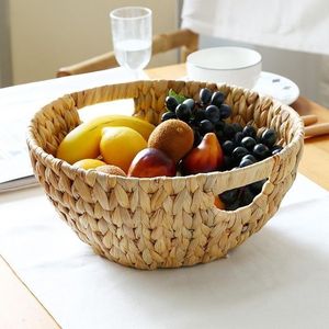 Cesta de Jacinto de Agua Tejida a Mano para Artesanía Tradicional, Accesorios para el Hogar con Tejido Artesanal de Alta Calidad - Product Image 3