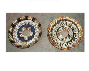 Bandeja de latón martillada a mano egipcia cachimba accesorios cachimba diseño único calidad premium vintage venta al por mayor - Product Image 3