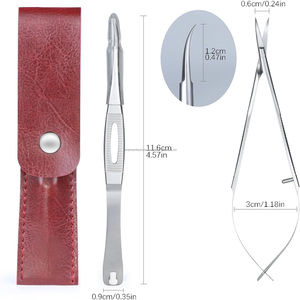Manufacturers Multi-Purpose Curved Beauty Tool <b>Cuticle</b> <b>Trimmer</b> Dead Skin Removal Custom <b>Cuticle</b> Spring Scissors Suppliers - Product Image 2
