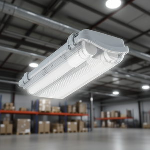 Écran LED étanche 2X150, couvercles et abat-jour de lampe, tubes non inclus - Product Image 3