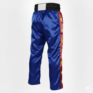 Pantalones de Entrenamiento de Kick Boxing Elásticos Premium con Textura Transpirable, Ligeros y Duraderos, 100% Poliéster, con Servicio OEM - Product Image 3