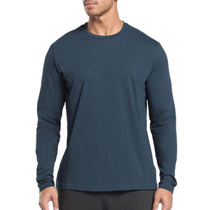 Servicio OEM, Diseños de Moda Personalizados, Ropa Urbana, Camiseta de Manga Larga con Logotipo Impreso Personalizado para Hombre - Product Image 3