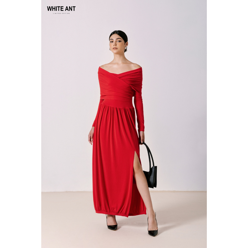 knee length dresses for ladies Lara Dresses 29325 - Elbow-Length Circular Flounce Sleeve A Line Gown 8 / Blush main image 1