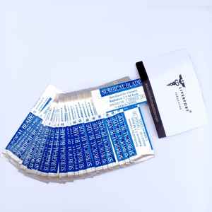 Hojas de Bisturí Quirúrgico de Alta Calidad N.° 10, Acero al Carbono Manual, Borde Afilado, Kit de Sutura, Instrumento Quirúrgico Dental - Product Image 1