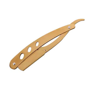 Rasoir de barbier à bord droit pour hommes avec lame remplaçable pour salon de coiffure - Product Image 1