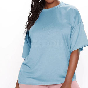 Nuevo diseño de camiseta de gran tamaño para mujer, camiseta de gran tamaño personalizada para mujer, camiseta de gran tamaño de nuevo estilo para mujer - Product Image 6