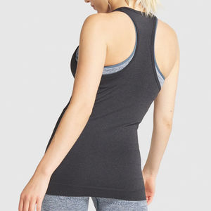 Débardeurs pour femmes en gros, vêtements de sport, doux, pour la salle de sport, le yoga, le fitness, dos nageur, séchage rapide, impression personnalisée, débardeurs pour femmes - Product Image 2