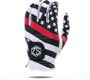 Guantes de golf Cabretta de piel auténtica de alta calidad con logotipo personalizado impreso, diseño transpirable de piel de oveja, alta demanda de Pakistán - Product Image 5