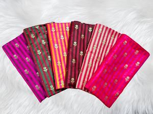 Telas de Seda Brocada Metálica Colorida Hechas a Medida en Colores Surtidos para Diseñadores de Vestidos de Novia, Uso en Cojines y Sofás - Product Image 6