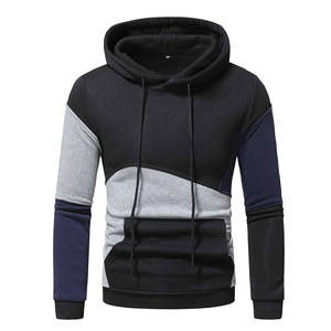 เสื้อฮู้ดสวมหัวหลากสีสำหรับผู้ชายผ้าฝ้ายโพลีเอสเตอร์ - Product Image 1