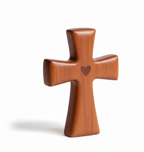 High Quality Custom Solid Wood Polished Eco-Friendly Christian Cross Handmade Religious <b>Wall</b>-Mounted Art Home Church Chapel - Product Image 1