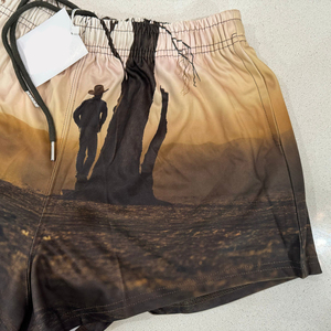 Couleur personnalisée de qualité supérieure Short de rugby de base pour hommes de grande taille avec cordon de serrage avec poches - Product Image 1