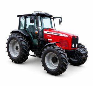 Tracteur agricole à roues 4x4 Massey Ferguson 4445 rouge, équipement agricole haute productivité - Product Image 1