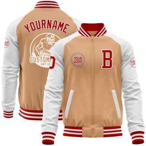 Chaqueta universitaria unisex hecha a medida, prendas de vestir exteriores con letras de béisbol de cuero y lana para uniforme de equipo y ropa de calle a la moda - Product Image 1