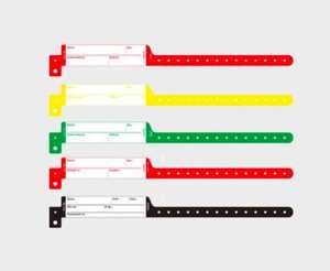 Banda de identificación de paciente de hospital Pulsera de identificación Banda médica - Product Image 2