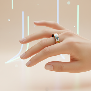 2026 Women Stainless Steel Smart Ring NFC Payment Heart Rate SpO2 Temperature Sleep Fitness Tracker - Product Image 6