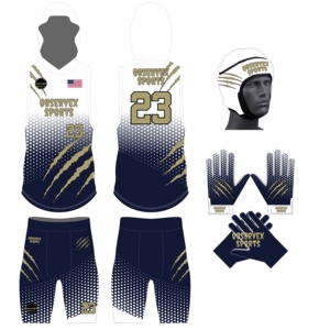 Uniforme de Fútbol 7v7 Sublimado, Conjunto de Compresión, Paquete de Uniforme de Fútbol 7v7, Uniforme de Entrenamiento para Quarterback, Uniforme de Flag Football - Product Image 6
