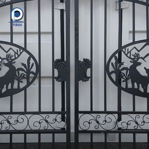 PRIMA Wrought Iron Railing Design Galvanized Steel Garden Balcony Panel Metal <strong>Fence</strong> - Product Image 1