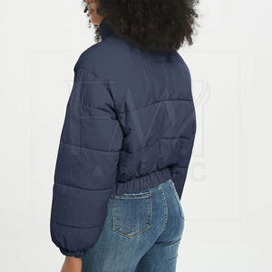 Precio de fábrica, ropa de invierno, chaquetas transpirables para mujer, diseño personalizado, chaquetas acolchadas recortadas con burbujas - Product Image 5