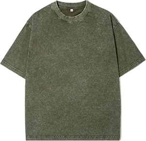 Hombres 100% algodón de calidad de lujo de gran tamaño Boxy Fit Drop Shoulder Diseño personalizado en blanco Mock Neck Camisetas de calidad premium para hombres - Product Image 3