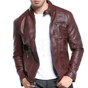 2025 prix de vente entier hommes moto vestes conception personnalisée vélo course hommes veste en cuir pour adulte - Product Image 1