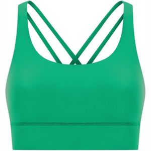 Sujetador deportivo de yoga con tiras transpirable para gimnasio y fitness con logotipo personalizado para mujer - Product Image 1