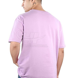 T-shirts surdimensionnés de style actuel, 100% coton, personnalisables, respirants, séchage rapide, logo personnalisé, pour hommes - Product Image 4