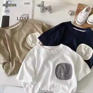 T-shirt en coton 100% pour adulte, col montant, infroissable, respirant, teint en fil, coupe ajustée, style décontracté automne, tissage Oxford Ringer, logo personnalisé - Product Image 3