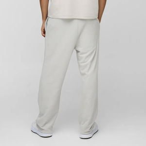 Pantalones de hombre de algodón 100% al por mayor, pantalones de chándal holgados de gran tamaño con diseño personalizado, pantalones de chándal de pierna ancha informales lavados personalizados para hombre - Product Image 2