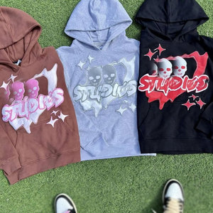 Nouveaux vêtements de sport en gros Concevez votre propre survêtement de sport Impression bouffante Ensemble de survêtements Impression bouffante Top vente - Product Image 4