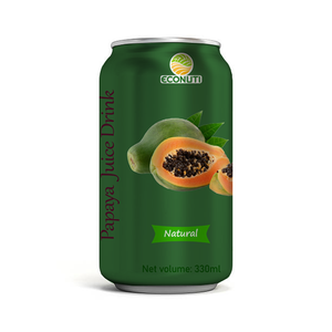 Vietnam Flavored Papaya Puree Drink Canned 330ml Natural Fruit Puree Box From Best Beverages Supplier OEM/ODM Factory Price - Product Image 4