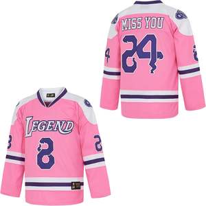 24 Mens Snakeskin Hip Hop Sport Shirt Servicio OEM personalizado para adultos Legend Ice Hockey Jersey Set Ropa deportiva - Product Image 2