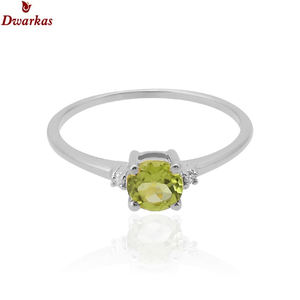 Bague minimaliste classique de luxe plaquée or en argent sterling 925 avec topaze bleue de Londres et pierres précieuses CZ, fabricant en gros, stock disponible - Product Image 6