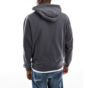 OEM Pull à capuche de haute qualité avec logo personnalisé Sweats à capuche pour hommes 100% coton vierge Sweat à capuche hip hop Basics surdimensionné à épaules tombantes pour homme - Product Image 4