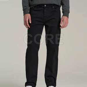 2025 New Design <b>Men's</b> <b>Jeans</b> Pants <b>High</b> Quality Canvas Lightweight Tall Fit Mid <b>Waist</b> Casual Style Washed Look in Stock! - Product Image 1