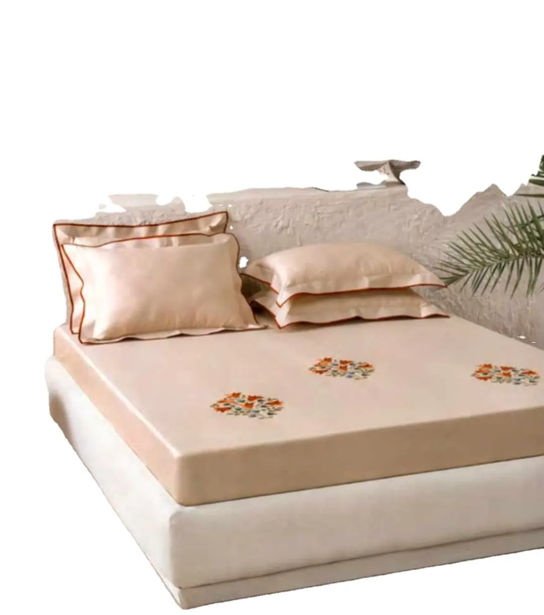 Yatak çarşafı/yatak örtüsü/toptan otel düğün % 100% pamuklu lüks modern mermer baskılı yorgan yorgan yatak örtüsü katlama mat