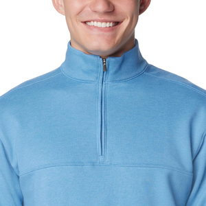 Custom Men's Quarter Zip Pullover Shirt <b>Top</b> Performance Breathable Golf Zip Pullover Men's Sweatshirt - Product Image 3