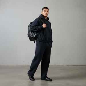 Conjunto Deportivo de 2 Piezas para Hombre, Sudadera con Capucha y Pantalones de Felpa 100% Algodón, Talla Grande, Peso Medio, Personalizado al por Mayor - Product Image 6