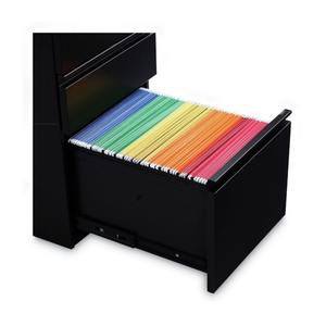 Alera ALEPBBBFBL Pedestal de 3 cajones 14.96 pulgadas. X 19.29 Pulgadas X 27.75 pulgadas Archivadores de oficina tipo caja para documentos legales/letter, con apertura izquierda/derecha - Product Image 4