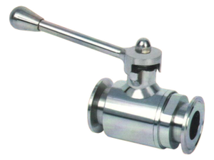 Sanitary Tri Clover End 2 <b>Pc</b> Ball Valve Stainless Steel Pharmaceutical grade - Product Image 2