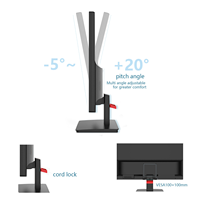 Pas cher 18.5 19.5 21.5 23.8 27 pouces petite et moyenne taille Lcd Pc moniteur 75Hz FHD TN écran d'ordinateur pour bureau maison éduquer