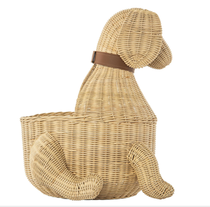 Cesta decorativa de mimbre para perros y canasta de juguetes Natural, cesta de mimbre, almacenamiento de ratán para venta al por mayor, hecha a mano en Vietnam Nhat Minh - Product Image 2