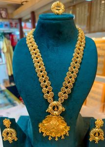 Dubai Women's Gold Plated Necklace Set with Box <b>Chain</b> Jewelry - Product Image 4