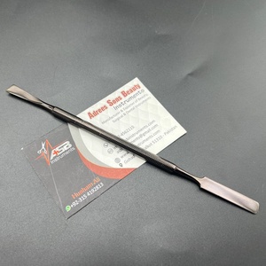 Wholesale Stainless Steel Metal <b>Nail</b> Cuticle Pusher Double Sided Gel Polish Remover Black Factory Price Manicure Tool - Product Image 2